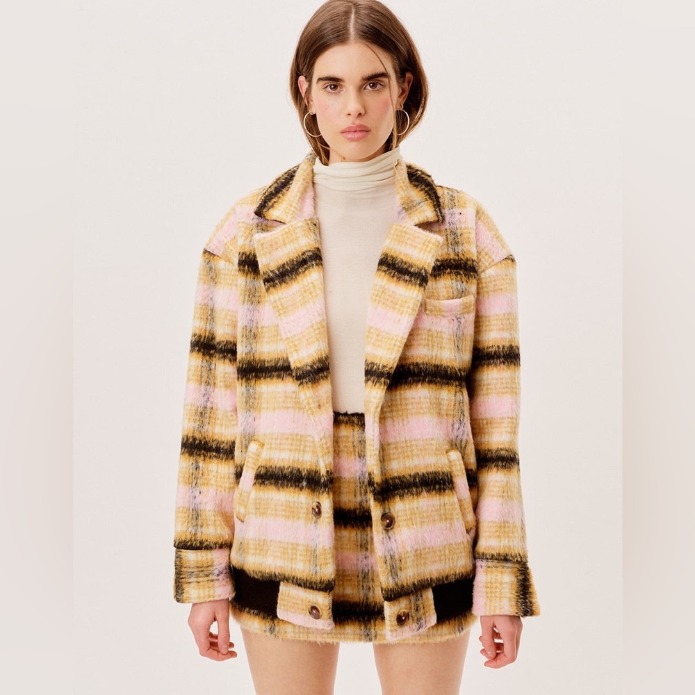 for love and lemons plaid rachel Jacket skirt hat full set